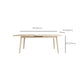 White Rectangle Dining Room Table Modern Dinner Room Kitchen Table Clearhalo 'Dining Tables & Seating' 'Dining Tables' 'dining_table' 'furn' 'furn_dining_table' 'Furniture' 'Kitchen & Dining Furniture' 1200x1200_fa40a84e-5e90-4cd3-99f6-eb660f92b36b