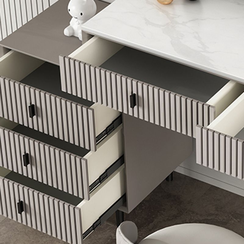 Tavolo da toeletta per vanità per trucco in legno massiccio glam