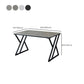 Industrial Rectangular Writing Desk Marble Office Desk with Metal Legs Clearhalo 'furn' 'furn_office_desk' 'Furniture' 'Office Desks' 'Office Furniture' 'office_desk' 1200x1200_fa410926-57a8-4880-84bf-1dc9209a342f