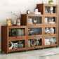 Urban Shelf Bookcase Engineered Wood Book Shelf with Cabinets for Study Room