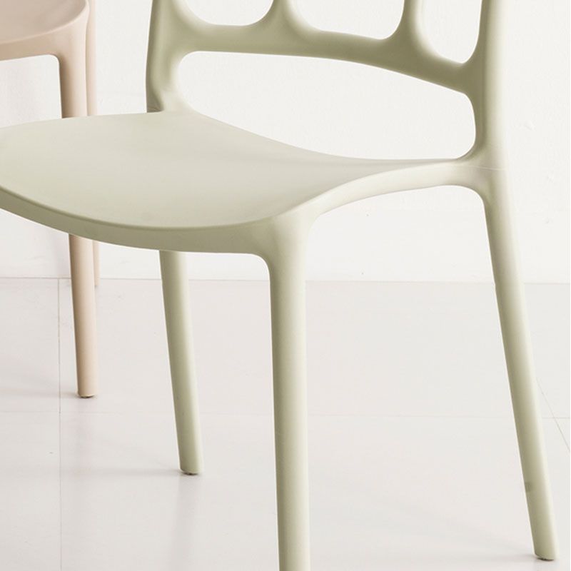 Scandinavian Armless Stacking Dining Chair Open Back Side Chair Clearhalo 'Dining Chairs' 'Dining Tables & Seating' 'dining_chair' 'furn' 'furn_dining_chair' 'Furniture' 'furniture_dining_chair' 'Kitchen & Dining Furniture' 1200x1200_fa419e9c-a4c0-4f30-9b9f-c49f4e58c129