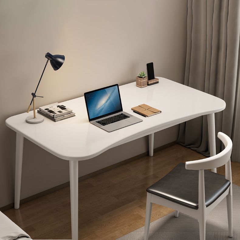 Irregular Shaped Office Table Stone Writing Desk in Brown/White/Natural Clearhalo 'furn' 'furn_office_desk' 'Furniture' 'Office Desks' 'Office Furniture' 'office_desk' 1200x1200_fa4803b7-ebce-46c7-a112-fd20ff128863