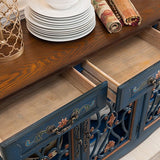 Industrial Cabriole Legs Storage Cabinet Solid Wood Storage Cabinet Clearhalo 'Cabinets & Chests' 'cabinets_chests' 'furn' 'furn_cabinets_chests' 'Furniture' 'Living Room Furniture' 1200x1200_fa481aa8-a13d-4650-b3b7-ea0c3e3bdace