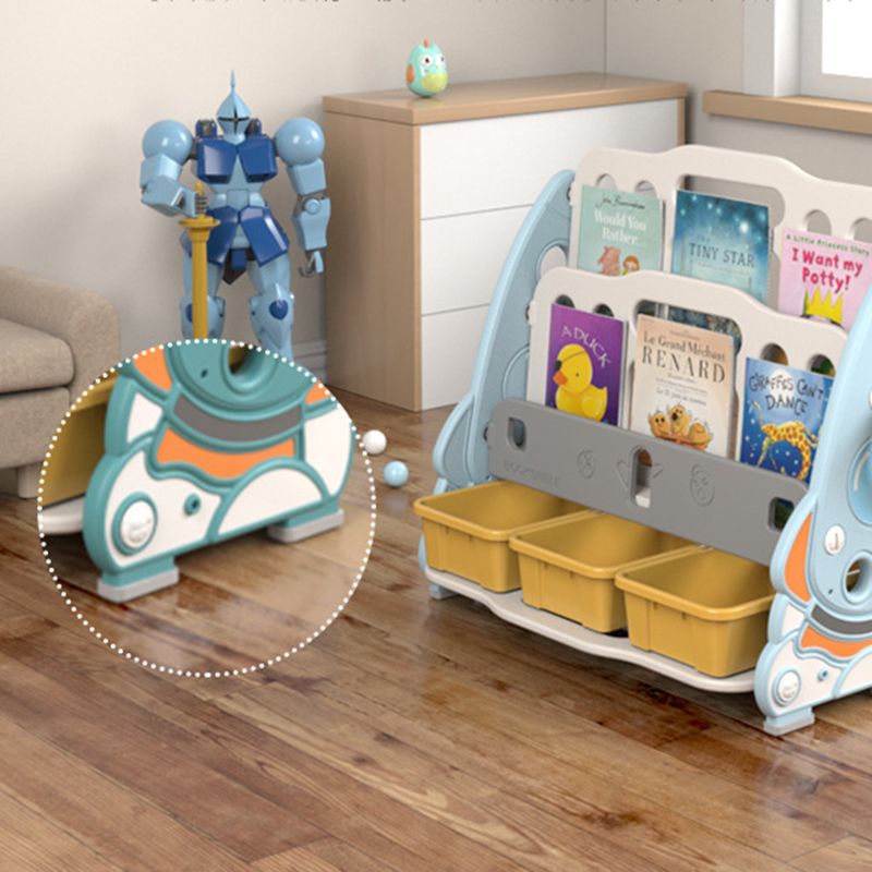 Scaffali di plastica moderna e contemporanea Libreria per bambini scaffale