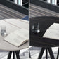 Contemporary Round Shape Standard Dining Table Sintered Stone Dining Table for Kitchen Clearhalo ' dining_table' 'Dining Tables & Seating' 'Dining Tables' 'furn' 'furn_dining_table' 'Furniture' 'furniture_dining_table' 'Kitchen & Dining Furniture' 'kitchen&dining_furn' 'kitchen' 'kitchen_dining_table' 1200x1200_fa4d98f8-a809-4fef-bfc6-4d5838fd2c2d
