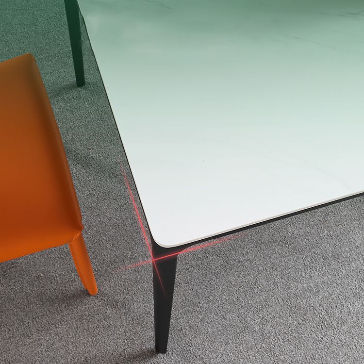 Juego de muebles de comedor moderno 1/4/5 Piezas Sillones de comedor de piedra sinterizada