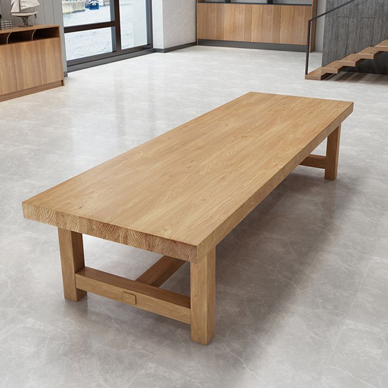 Pine Wood Contemporary Dining Set 1/9 Pcs Dinette Set for Home