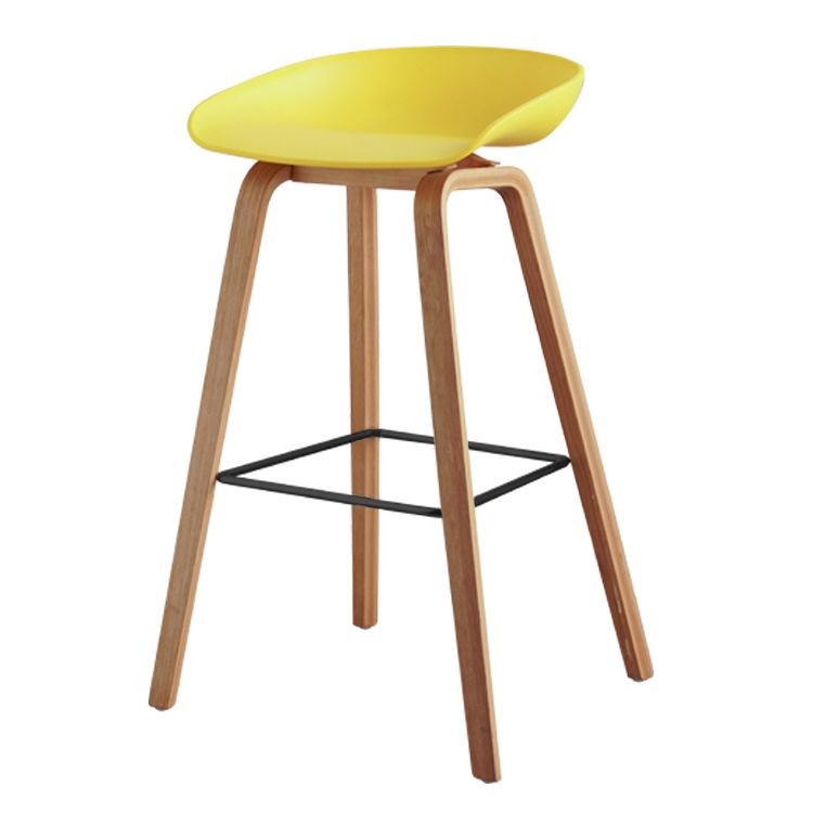 Scandinavian Style Bar-stool Bucket PP Seat Counter Stool for Kitchen Bar Clearhalo 'Bar Furniture' 'Bar Stools' 'bar_stools' 'furn' 'furn_bar_stools' 'furniture_bar_stools' 'Kitchen & Dining Furniture' 'kitchen&dining_furn' 'kitchen' 'kitchen_furn' Furniture' 1200x1200_fa4e9c21-5e5b-4dc7-9ef5-b84a7f24be76