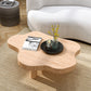 Solid Wood Cloud-Shaped Coffee Table Nordic 3 Legs Cocktail Table Clearhalo 'Coffee & Accent Tables' 'Coffee Tables' 'coffee_tables' 'furn' 'furn_coffee_tables' 'Furniture' 'Living Room Furniture' 1200x1200_fa51c566-12ab-42e3-b280-bfa2b9c9d143