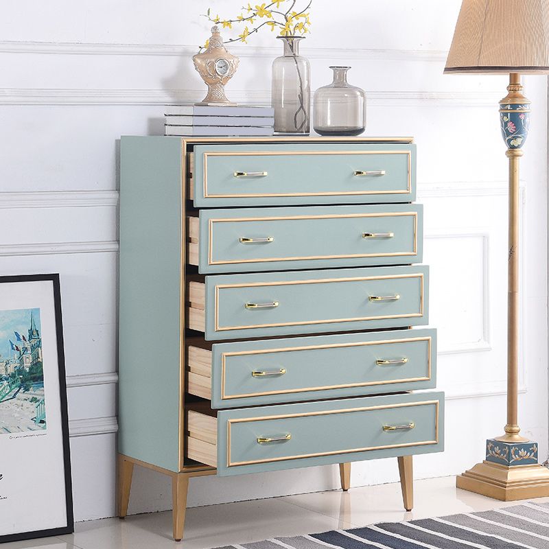 5 Drawers Accent Chest Modernism 47.2" Tall Solid Wood Cabinet Clearhalo 'Cabinets & Chests' 'cabinets_chests' 'furn' 'furn_cabinets_chests' 'Furniture' 'Living Room Furniture' 1200x1200_fa541116-f386-4f19-be0e-f32bc5ae5798