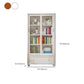 Glam Style Fermed Backshelf Bibliothèque en bois standard pour la salle d'étude