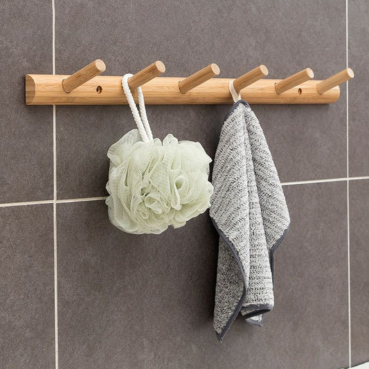 Zeitgenössischer Eingangs -Kit Holzwand montiertes Haken ohne Bedrängnis enthalten Hall -Stand