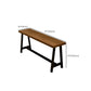 1/4/7 Pieces Modern Rectangle Solid Wood Pub Table with High Stools