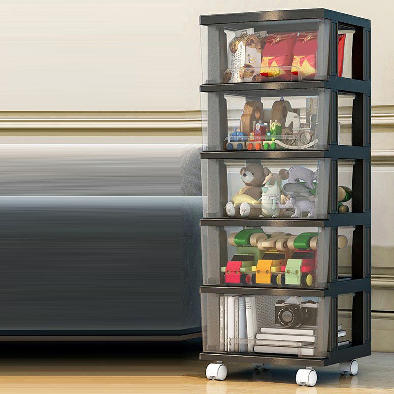 Armoire de rangement contemporaine avec des jambes armoire de garde-robe de 5 tirages