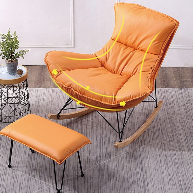 Chaise à bascule de pépinière à la maison Modern Simple Style Sofa Rocking Chair
