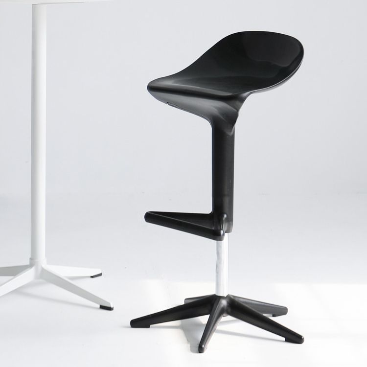 Modern Adjustable Height Counter Stool Plastic Footrest Bar Stool Clearhalo 'Bar Furniture' 'Bar Stools' 'bar_stools' 'furn' 'furn_bar_stools' 'Furniture' 'Kitchen & Dining Furniture' 1200x1200_fa5a0337-00d1-43e5-a894-4e70c3313b2c