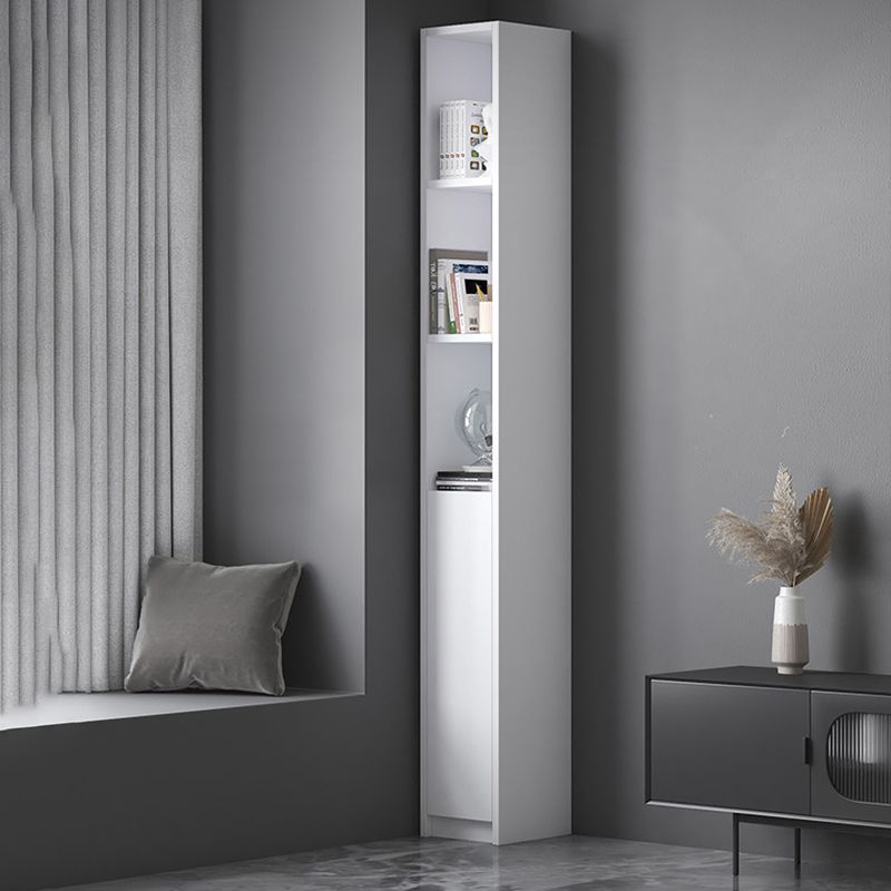 Ingegnere in stile moderno libreria in legno libreria chiusa indietro, 8 "l x 10" w x 71 "h