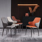Contemporary Hotel Leather Arm Chair Matte Finish Solid Back Dining Chair Clearhalo ' kitchen&dining_furn' 'Dining Chairs' 'Dining Tables & Seating' 'dining_chair' 'furn' 'furn_dining_chair' 'Furniture' 'furniture_dining_chair' 'Kitchen & Dining Furniture' 'kitchen' 1200x1200_fa5a3e1b-6201-4cf0-94fb-ed4d1fcb04a0