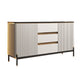 Mobili moderni sideboard buffet a 3 cassetti e sideboard a 2 porte