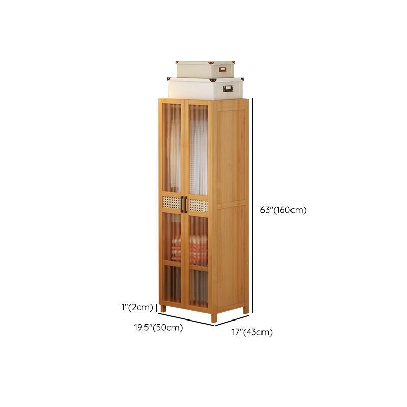 Modern Style Wardrobe Cabinet Wood Clothes Rail Wardrobe Armoire with Legs Clearhalo 'Armoires & Wardrobes' 'armoires_wardrobes' 'Bedroom Furniture' 'furn' 'furn_armoires_wardrobes' 'Furniture' 1200x1200_fa5c4dd3-696c-4b5a-807b-4118ebb4d2c5