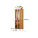 Modern Style Wardrobe Cabinet Wood Clothes Rail Wardrobe Armoire with Legs Clearhalo 'Armoires & Wardrobes' 'armoires_wardrobes' 'Bedroom Furniture' 'furn' 'furn_armoires_wardrobes' 'Furniture' 1200x1200_fa5c4dd3-696c-4b5a-807b-4118ebb4d2c5