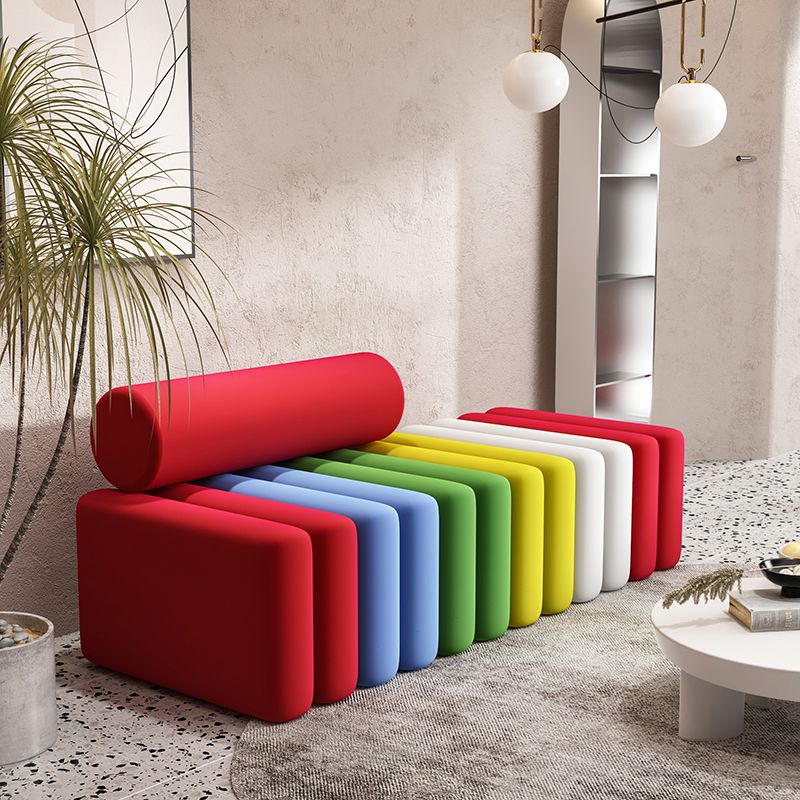 Velvet Contemporary Standard Sofa Armless Sofa for Living Room, Apartment Clearhalo 'furn' 'furn_sofas' 'Furniture' 'Living Room Furniture' 'Sofa' 'sofas' 1200x1200_fa5d6e4a-2ab8-4495-9df1-bd711f8f3aca