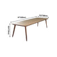 Rectangle Dining Site Table Modern Style Solid Wood Dining Room Collection with 4-foot Clearhalo ' dining_table' 'Dining Tables & Seating' 'Dining Tables' 'furn' 'furn_dining_table' 'Furniture' 'furniture_dining_table' 'Kitchen & Dining Furniture' 'kitchen&dining_furn' 'kitchen' 'kitchen_dining_table' 1200x1200_fa5f0650-678f-44f7-aa58-fa96a0b61cfa