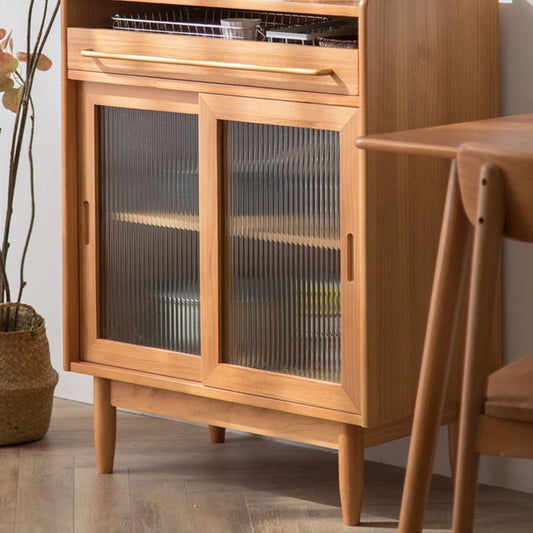 Casa di casa in legno Casa di legno moderno minimalista rettangolare del tavolo della porta con porta