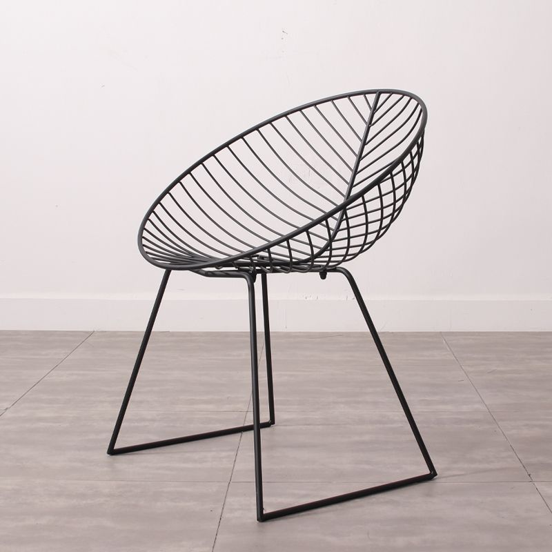 Industrial Style Armless Dining Chairs Dining Side Chairs with Metal Legs Clearhalo ' kitchen&dining_furn' 'Dining Chairs' 'Dining Tables & Seating' 'dining_chair' 'furn' 'furn_dining_chair' 'Furniture' 'furniture_dining_chair' 'Kitchen & Dining Furniture' 'kitchen' 1200x1200_fa64328f-3e75-4124-a3d0-c6aa27e8db3f