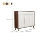 Contemporary Rubberwood Rectangle Cabinet with 2 Drawers Accent Cabinet Clearhalo 'Cabinets & Chests' 'cabinets_chests' 'furn' 'furn_cabinets_chests' 'Furniture' 'Living Room Furniture' 1200x1200_fa6510ab-0731-4a9b-97ee-d835fb1b7cc3