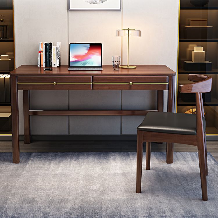 Modern Solid Wood Office Desk 29.53 "Descripción de escritura de alto para el hogar