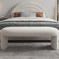 Contemporary Upholstered Bench Bedroom Ottoman Seating Bench 15.7" Height with Legs Clearhalo 'Benches' 'Chairs & Seating' 'furn' 'furn_benches' 'Furniture' 'Living Room Furniture' 1200x1200_fa6d5d0f-3c12-4142-a4ed-7b25364851b9
