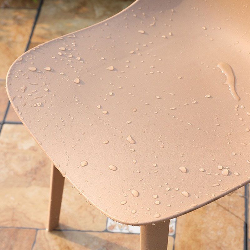 Plastic Side Chair Contemporary Solid Back Armless Dining Chair Clearhalo 'Dining Chairs' 'Dining Tables & Seating' 'dining_chair' 'furn' 'furn_dining_chair' 'Furniture' 'Kitchen & Dining Furniture' 1200x1200_fa6e4041-c21c-4b1b-9eb6-7bbf3874f797