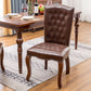 Wood Traditional Dining Side Chair with Color Cushion Parsons Chair for Home Clearhalo ' kitchen&dining_furn' 'Dining Chairs' 'Dining Tables & Seating' 'dining_chair' 'furn' 'furn_dining_chair' 'Furniture' 'furniture_dining_chair' 'Kitchen & Dining Furniture' 'kitchen' 1200x1200_fa6ebd3c-9665-4688-a9ab-62c45394fa8f