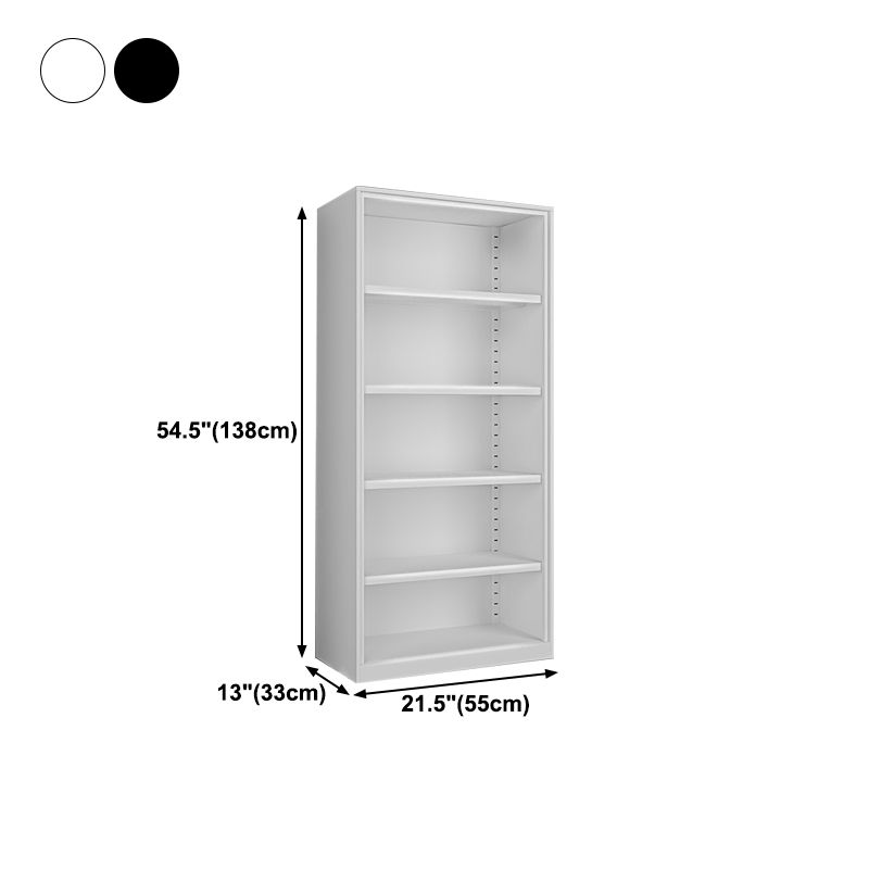 Closed Back Bookshelf Contemporary Style Bookcase for Study Room Office Clearhalo 'Bookcases' 'furn' 'furn_bookcases' 'Furniture' 'furniture_bookcases' 'Office Furniture' 1200x1200_fa6fb4fa-bb11-489d-b179-09684ef0986e