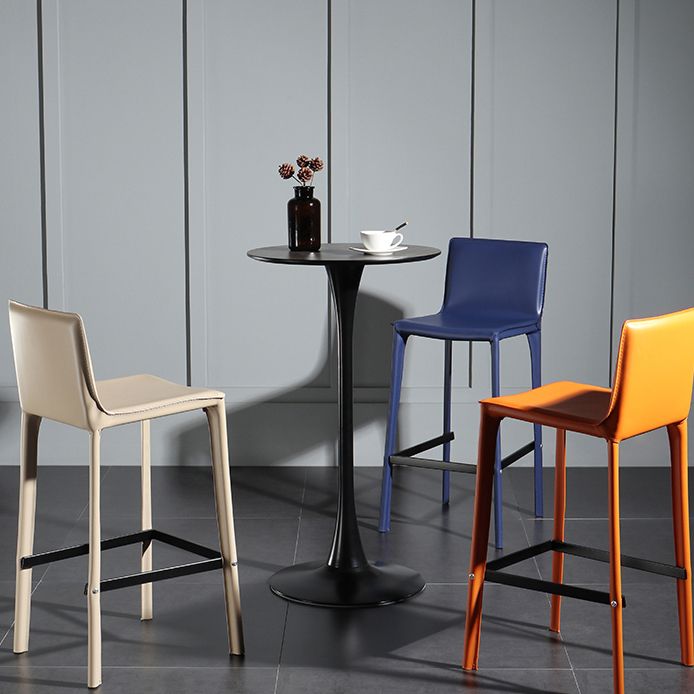 Stone Bar Dining Table Modern Round Bar Table with Pedestal for Dining Room Clearhalo 'Bar Furniture' 'Bar Tables' 'bar_tables' 'furn' 'furn_bar_tables' 'Furniture' 'furniture_bar_tables' 'Kitchen & Dining Furniture' 1200x1200_fa710f85-5dac-4113-bf69-1aeff944d0fb