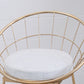 Scandinavian Style Counter Stool Upholstered Indoor Bar Stool with Footrest