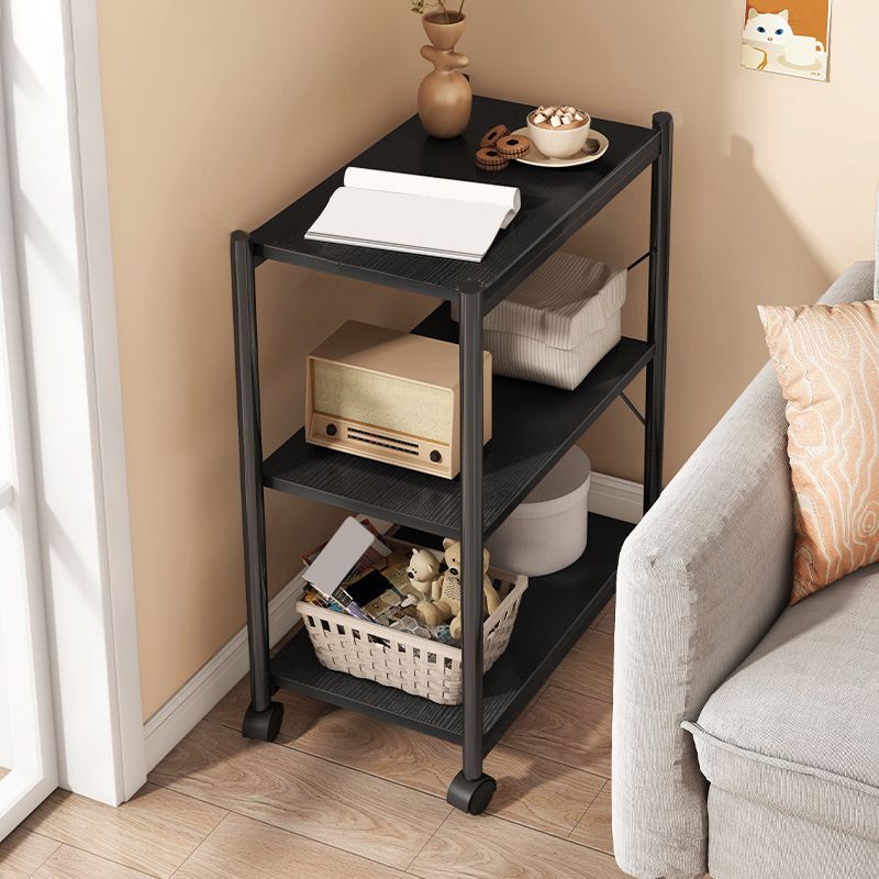 3-Shelf Bookcase Wooden and Metal Shelf Bookcase for Home Office Clearhalo 'Bookcases' 'furn' 'furn_bookcases' 'Furniture' 'Office Furniture' 1200x1200_fa785921-cc0c-4a26-aa1e-4ab61da01f7b