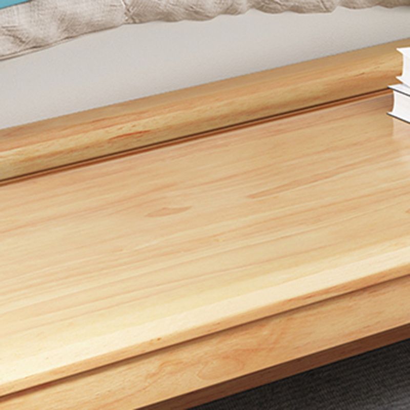 Contemporary Rubber Wood Bench Rectangle 14"Wide Accent Bench with Squared Legs Clearhalo 'Benches' 'Chairs & Seating' 'furn' 'furn_benches' 'Furniture' 'Living Room Furniture' 1200x1200_fa7966b7-9ef8-4f2a-a691-c44a0b3023dd