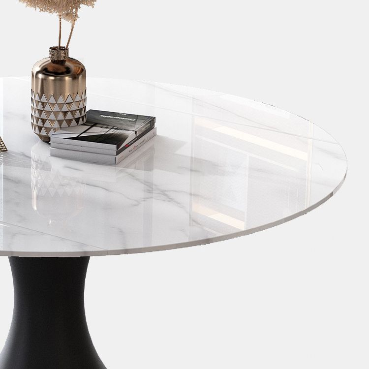 Modern Foldable Sintered Stone Dining Room Set with Black Base Dining Furniture for Home Use Clearhalo 'Dining Room Sets' 'Dining Tables & Seating' 'dining_room_set' 'furn' 'furn_dining_room_set' 'Furniture' 'furniture_dining_room_set' 'Kitchen & Dining Furniture' 'kitchen&dining_furn' 'kitchen' 1200x1200_fa7a9943-c1e5-4465-a8ac-4aaa8ade3d8d