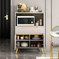 Sideboard a buffet in stile moderno Sideboard in pietra con cassetto e armadi