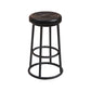 Modern Armless Counter Stool Iron Household Bar Stool with Cushion and Pedal Clearhalo 'Bar Furniture' 'Bar Stools' 'bar_stools' 'furn' 'furn_bar_stools' 'furniture_bar_stools' 'Kitchen & Dining Furniture' 'kitchen&dining_furn' 'kitchen' 'kitchen_furn' Furniture' 1200x1200_fa7c2196-0558-4d1e-8f13-b0fb593df568