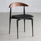 Armless Dining Chairs Contemporary Open Back Dining Side Furniture in Matte Finish