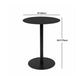 Base de piédestal moderne médiéval Table d'appoint en métal rond / carré