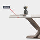 Modern Dining Table Rectangle Stone Top Table with Stainless Steel Pedestal Base Clearhalo 'Dining Tables & Seating' 'Dining Tables' 'dining_table' 'furn' 'furn_dining_table' 'Furniture' 'furniture_dining_table' 'Kitchen & Dining Furniture' 'kitchen' 'kitchen_dining_table' 1200x1200_fa8230b3-2f73-47ac-afac-b1c44d8733b1