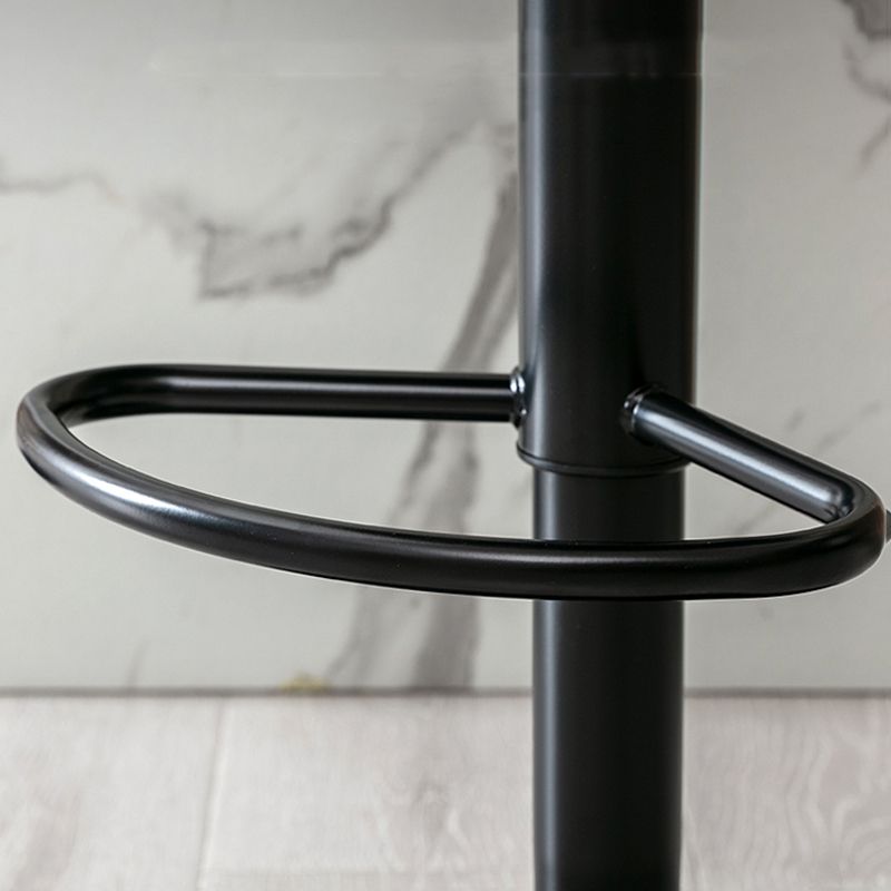 Home Swivel verstelbare hoogte Krukkruk Moderne matte afwerking Lederen barstool