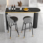 Industrial Bar Table Stone Top Pub Table with Iron Base for Dining Room Clearhalo 'Bar Furniture' 'Bar Tables' 'bar_tables' 'furn' 'furn_bar_tables' 'Furniture' 'furniture_bar_tables' 'Kitchen & Dining Furniture' 'kitchen&dining_furn' 'kitchen' 1200x1200_fa83ff71-a0d2-44f1-925b-5e5114095490