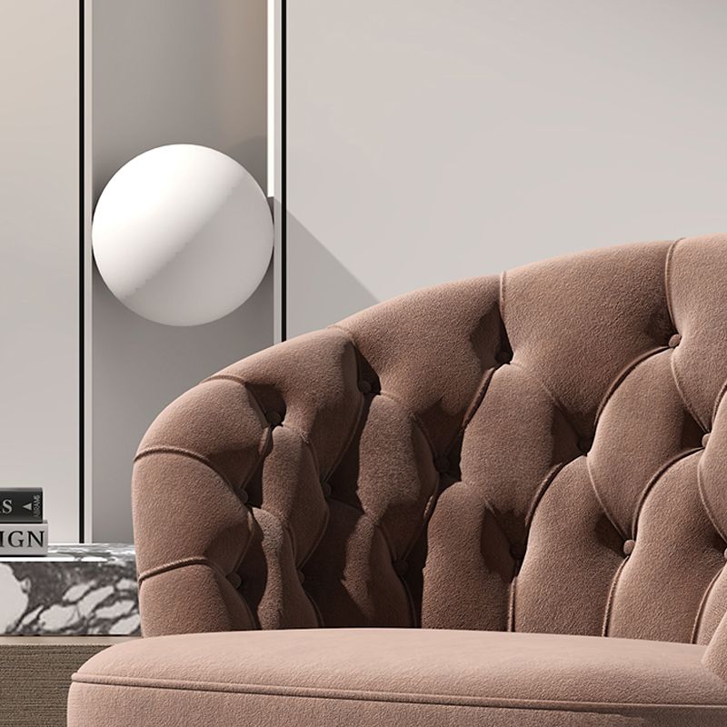 Industrial Brown Armless Chair Tufted Back Basic Four Legs Side Chair Clearhalo 'Accent Chairs' 'accent_chairs' 'Chairs & Seating' 'furn' 'furn_accent_chairs' 'Furniture' 'Living Room Furniture' 1200x1200_fa84ca4a-08cf-4ce1-9c01-c39cd2e9382f