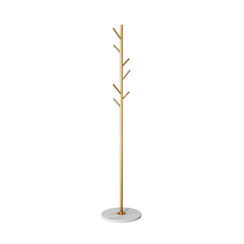 Perchero de metal para el suelo del hogar, minimalista, moderno, con árbol de entrada