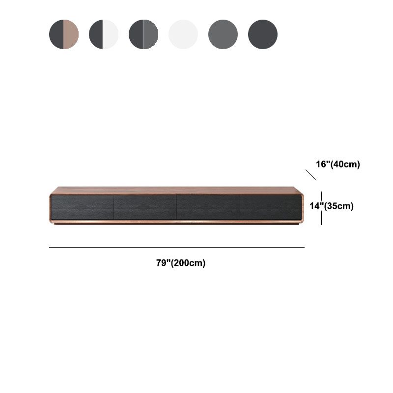 Contemporary 15.75-inch D TV Console Wooden TV Stand for TVs with Drawers Clearhalo 'furn' 'furn_tv_stands_entertainment_centers' 'Furniture' 'Living Room Furniture' 'TV Stands & Entertainment Centers' 'TV Stands & Media Storage Furniture' 'tv_stands_entertainment_centers' 1200x1200_fa8660c1-27ee-4aef-b59e-083ae40a1617
